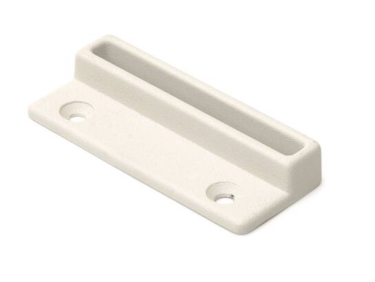DX Kozijnplaat staal wit rbp 7210 we 74X30 MM