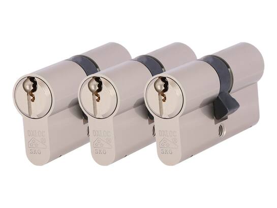Oxloc Profielcilinder dubbel SKG*** O7 3 GLS 30-30