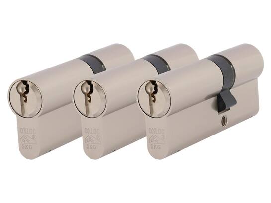 Oxloc Profielcilinder dubbel SKG*** O7 3 GLS 30-45