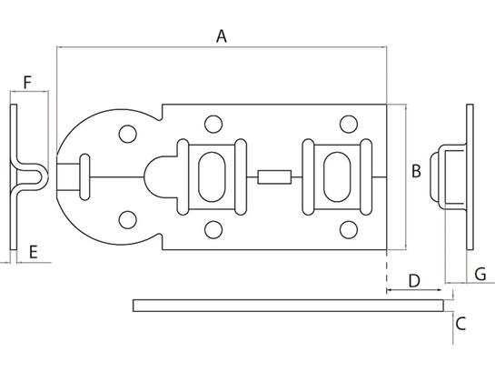 DX Rolschuif vlak zrs 160bv 160 MM