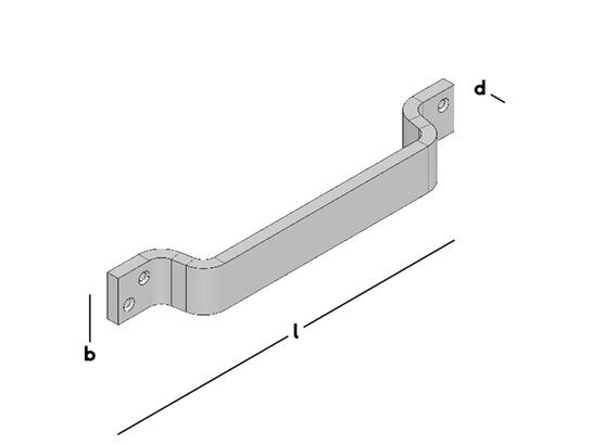 GB Handgreep verzinkt 250 MM