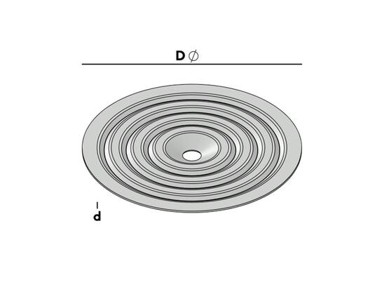 GB Dakplaatjes verzinkt 70 MM