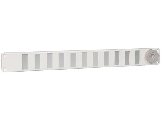 Nedco Schuifrooster wit 370X40 MM