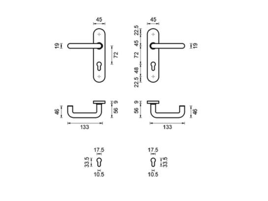 D4E ALU SCHUIFDEURGARN F1 DEURSCH AFGER KR/KR D-MODEL PC72