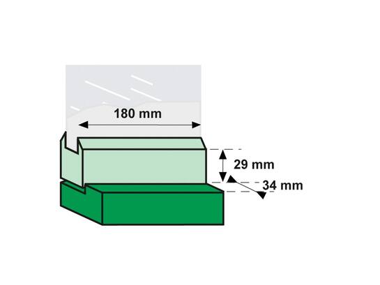 AXA Raamuitzetter wit AXAFLEX 20 MM