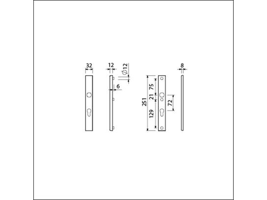 Ami VH langschild smal F1 PC 72