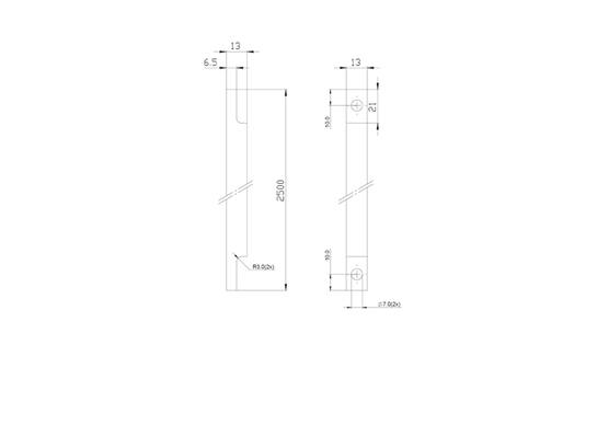 Nemef Espagnoletstaaf 13 250 CM