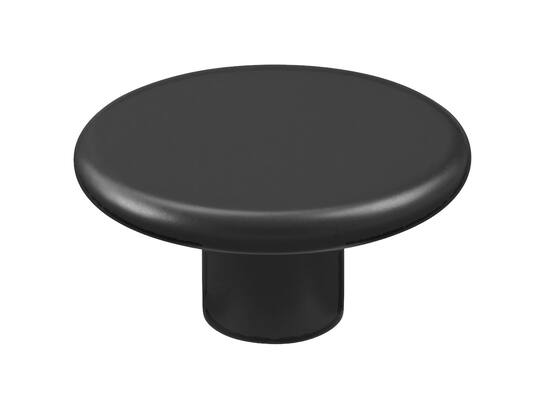 HERMETA Meubelknop zwart 50 MM