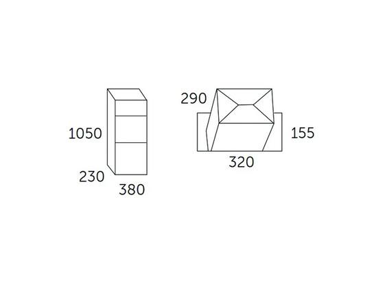 Allux Pakketzuil Zwart 600