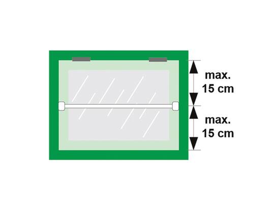 AXA Barrierestang wit SKG* V2 ODD 95 CM