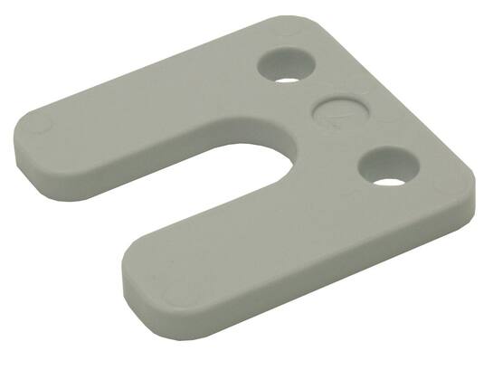 GB Drukplaat met sleuf 7 MM GRIJS 70X70 48st