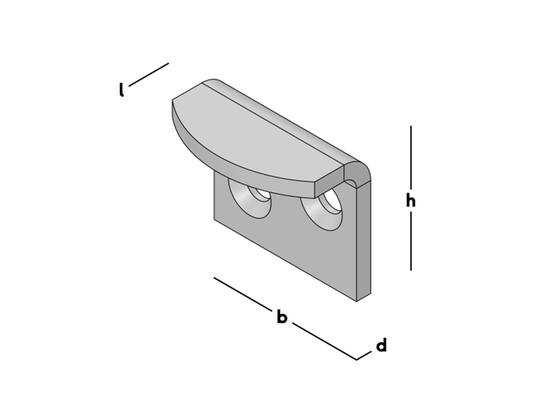 GB Plaatduimbeveiliging 35X17MM
