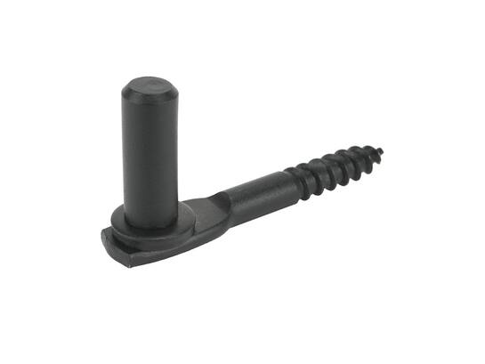 GB Inschroefduim zwart 16X43MM
