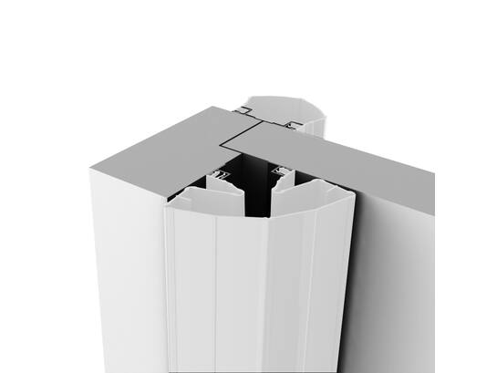 ELLEN Vingerbeschermingsprofiel wit FINPROTECT PLUS 5090 198 CM