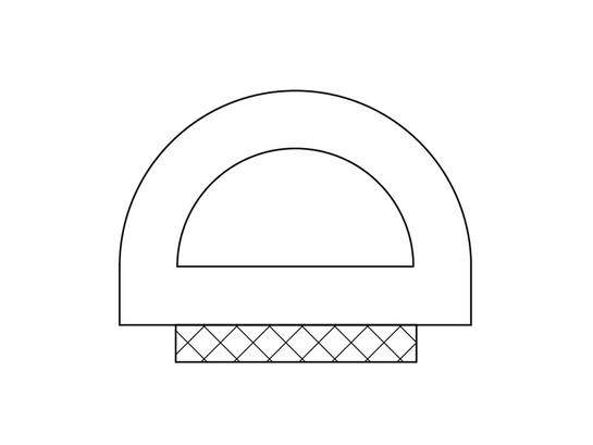 ELLEN Tochtband wit 750 CM
