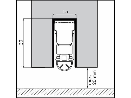 ELLEN Valdorpel automatisch EM UNI-PROOF 123 CM