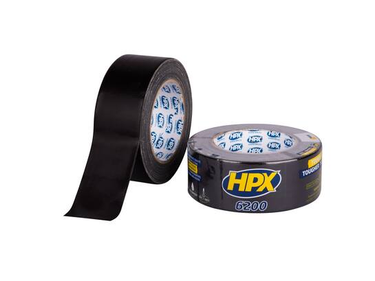 HPX Pantsertape zwart 48MM X 25M