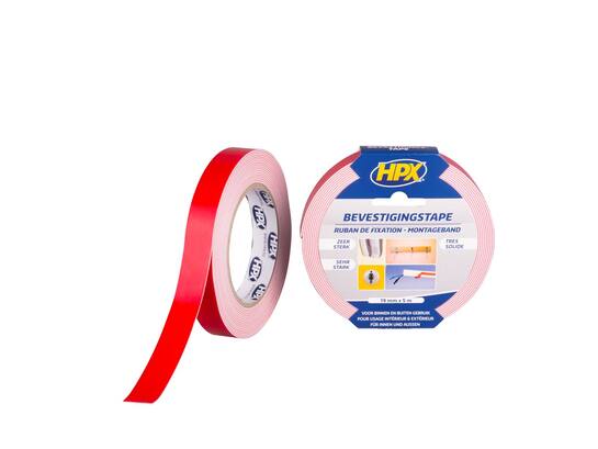 HPX Spiegel bevestigingstape WIT 19MM X 5M