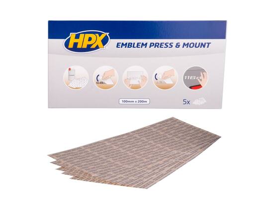 HPX Lijmstrips transparant 100MM X 20 50st