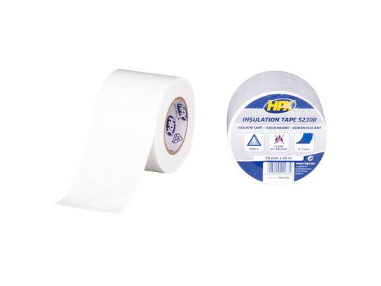 HPX PVC isolatietape WIT 50MM X 20M