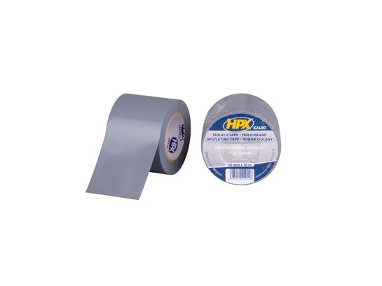 HPX PVC isolatietape GRIJS 50MM X 10M