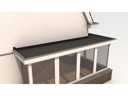 Pandser Loodvervanger EPDM zwart 10Mx500MM