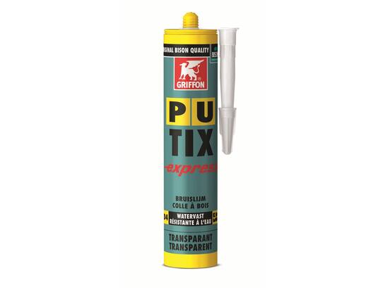 Griffon Houtlijm D4 watervast transparant PU-Tix Express 310 ML