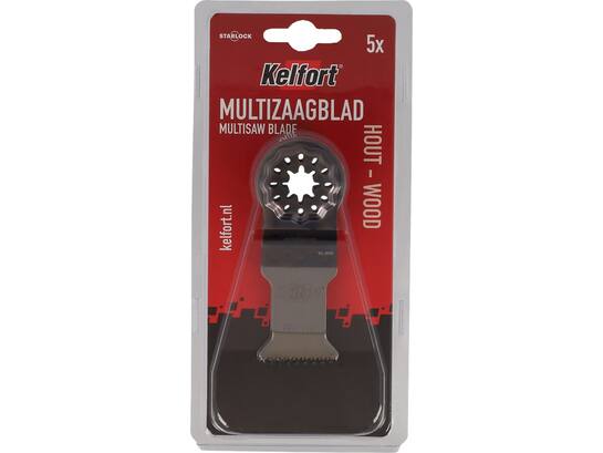 Kelfort Multizaagblad hout precisie 5 stuks starlock 35X50 mm