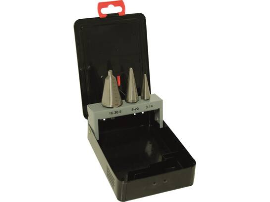 KELFORT Plaatborenset HSS 3DLG 3-30.5 MM