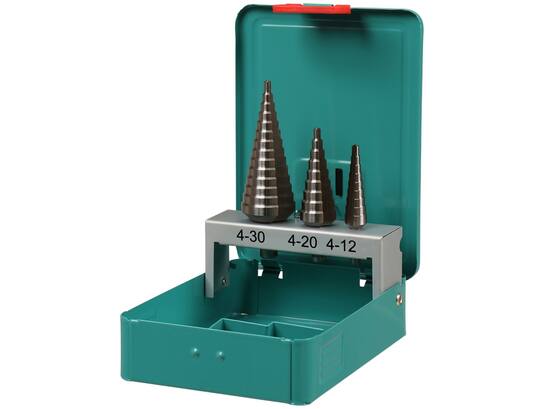 KELFORT Plaatborenset HSS 3DLG GETRAPT 4-30 MM