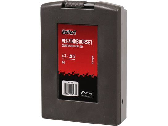 KELFORT Verzinkborenset 6-DELIG