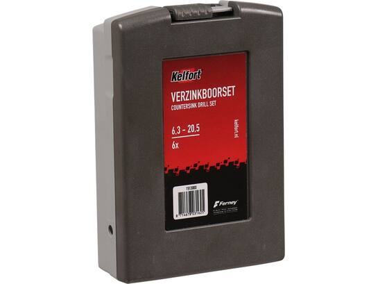 KELFORT Verzinkborenset 6-DELIG