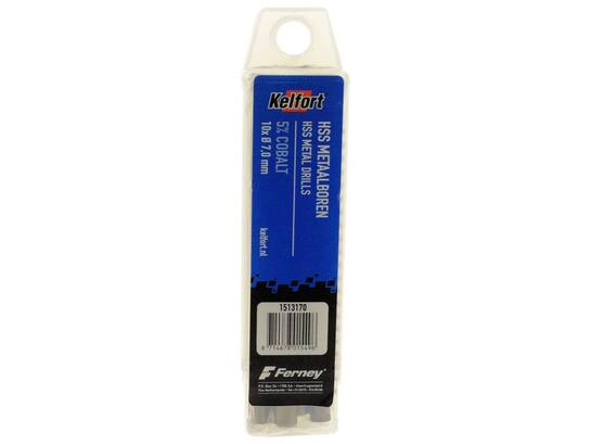 Kelfort Metaalboor HSS cobalt 7.0 mm 10 stuks