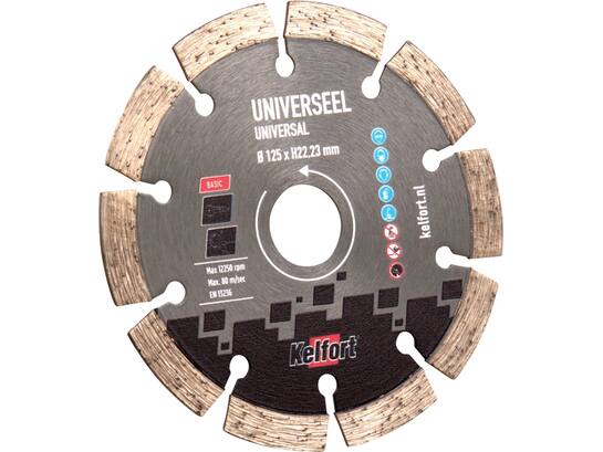 Kelfort Diamantzaag basic universeel 125 mm