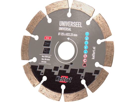 Kelfort Diamantzaag basic universeel 125 mm