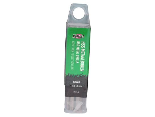 Kelfort Metaalboor HSS geslepen 5.8 mm 10 stuks