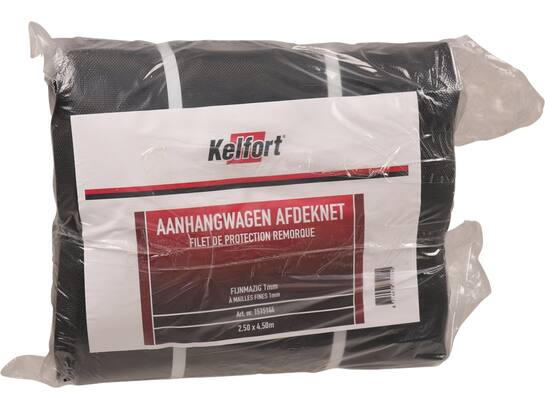 Kelfort Aanhangernet fijnmazig met elastiek 2,5X4,5 M