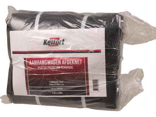 Kelfort Aanhangernet fijnmazig met elastiek 2,5X4,5 M