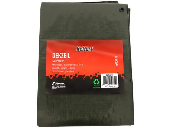 Kelfort Dekkleed groen 150g g/m2 3X4 meter