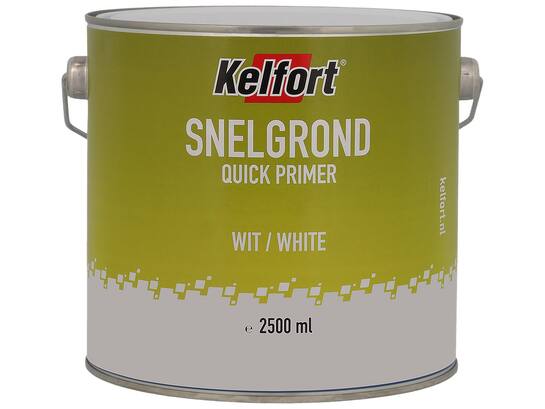 Kelfort Grondverf wit snel 2500 ml