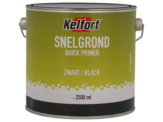 Kelfort Grondverf snel zwart 2500 ml
