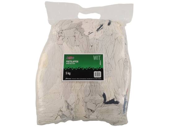Kelfort Poetslappen wit 5KG