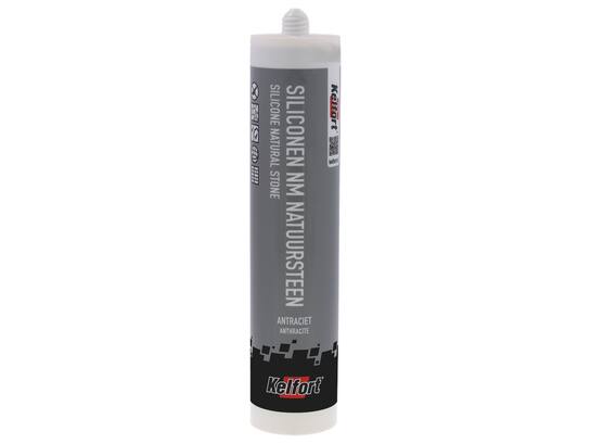 KELFORT Siliconenkit NM ANTRACIET 310 ML