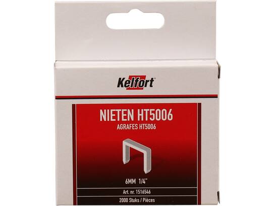 KELFORT Niet tbv HT50/57 tacker HT5006 6 MM