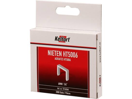 KELFORT Niet tbv HT50/57 tacker HT5006 6 MM