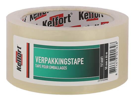 Kelfort Verpakkingstape transparant 50 MM X 66