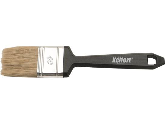 KELFORT Kwast plat wit haar wegwerp 50 14X50 MM