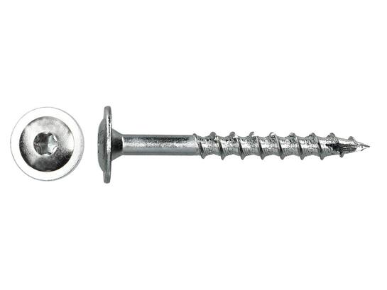 Kelfort Tellerkopschroef verzinkt TX30 6.0x40 100 stuks