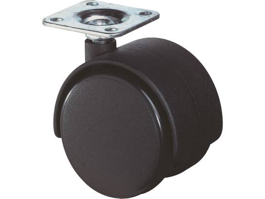KELFORT Meubelwiel met plaat 50 KG 50 MM