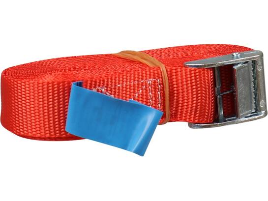 Kelfort Spanband rood met klemgesp 25 mm X5,0 meter